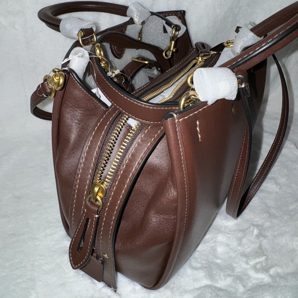 NWT Coach Rogue 31 Maple Leather Purse - Picture 6 of 10